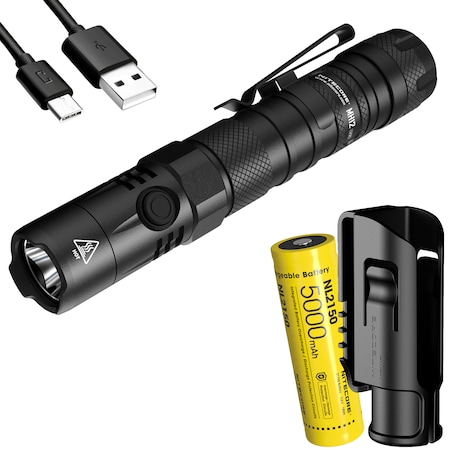 NITECORE MH12 v2 1200 Lumen USB-C Rechargeable Flashlight with 5000mAh Battery MH12 V2